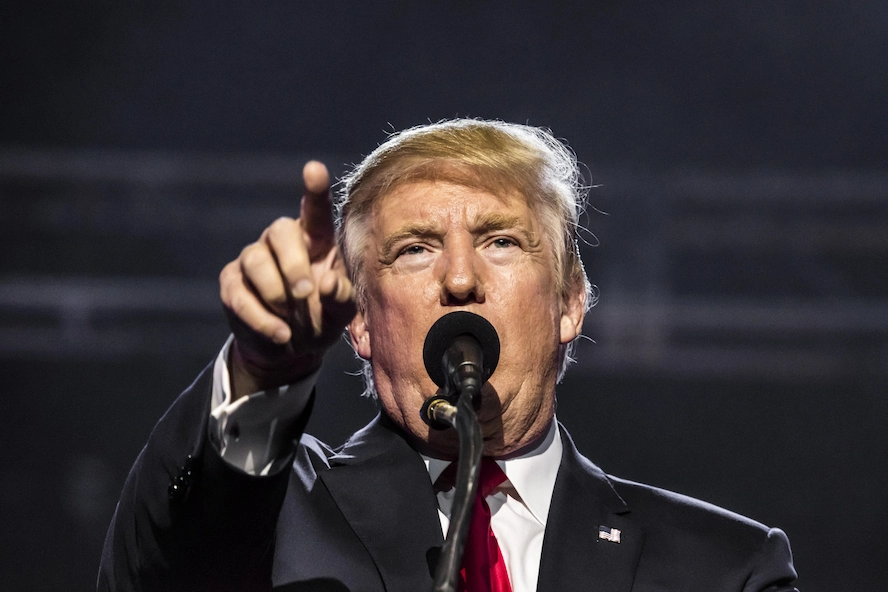 Trump says stock market hit ‘new record’